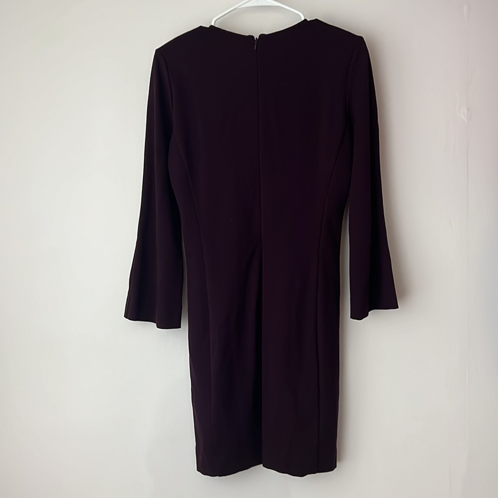 Aritzia Wilfred Scriva Dress Size Medium Bordeux/Purple - Picture 7 of 9